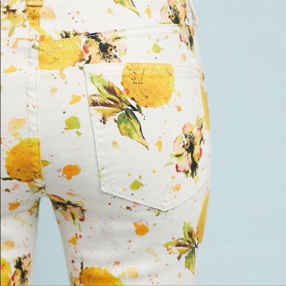 Anthropologie Pilcro Lemon High-Rise Cropped Bootcut Jean Size 26 - Picture 4 of 12